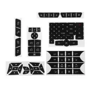 Steering Wheel Center Dash AC Window Button Repair Kit Sticker For Mercedes Benz