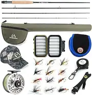 M MAXIMUMCATCH Maxcatch Extreme Fly Fishing Combo Kit 3/5/6/8 Weight, Starter Fly Rod and Reel Outfit, with a Protective Travel Case