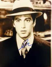 Al Pacino Signed Godfather Photo