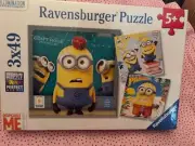 Ravensburger Despicable Me Minions 3x49 Set Of Three 49-Piece Puzzle NEW