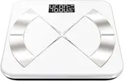 Digital Body Weight Bathroom Scale, Weight Scale Digital Display Electronic Scale Bathroom Scale Body Fat Scale Highly Accurate(White)