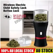 Mini Electric Grinder Spice Herb Grinder Electric USB-Rechargeable Portable Red