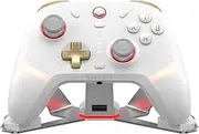 GameSir Cyclone 2 Multiplatform Wireless Controller- TMR Electromagnetic Joysticks&Hall Effect Switch triggers,6-axis Gyro Gaming Controller for Switch/PC/iOS/Android/Steam (Phantom White Bundle)