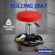 Rolling Creeper Seat Shop Roller Mechanic Stool Chair Repair Tools Tray Storage