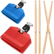 6 Pieces Drum Jam Block Musical Percussion Block with Maple Drum Sticks 5A Adjus