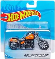 Hot Wheels Street Power Orange Rollin Thunder Motorcycle