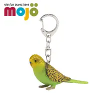 在飛比找蝦皮商城優惠-Mojo Fun動物模型-長尾鸚鵡(綠)鑰匙圈