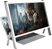 Magnifying Glass,21 Inch Computer Screen for Laptop, Gaming Video Monitor Amplifier Holder for Phone Laptop, Ultra-Clear Projector Screen Reading Amplifier, Perfect for Seniors Gifts