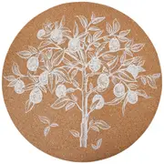 LVD Cork Placemat S4 Topiary Decorative Home Kitchen Tabletop Decor 30x30cm