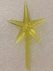 Golden Yellow Star for Ceramic Christmas Trees 2.25” Above Tree 3.5” Total Tall