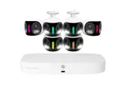 Lorex Fusion NVR with H20 Halo Series 6 IP Dual Lens Cameras - 4K 16-Channel 2TB