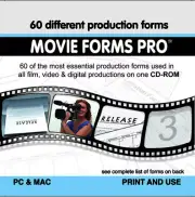 MOVIE FORMS PRO Movie TV 60 Production Forms, Contracts & Signage - Print & Use