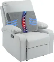 HOMBYS Lumbar Support Pillow for Recliner Chair, Memory Foam Back Support Cushio