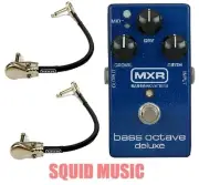 MXR Dunlop M288 Bass Octave Deluxe Effects Pedal M-288 ( 2 FREE MXR CABLES )