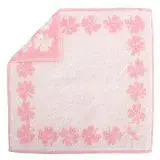 在飛比找遠傳friDay購物優惠-YSL 法式浪漫幸運草邊飾純棉方巾-粉色