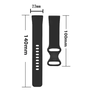 【矽膠錶帶】Fitbit Versa 3 運動手環 智慧 智能 23mm 手錶 替換純色 透氣防水 (6.4折)