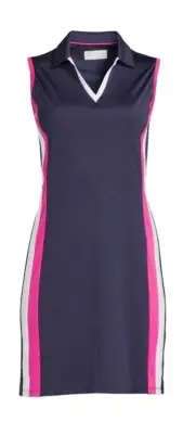 Ben Hogan Women’s Sleeveless Colorblock Dress with UPF30, Small