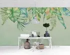 3D Tropic Leaves Wallpaper Wall Mural Removable Self-adhesive 27