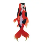 24" x 48" Large Red-Orange KOI Windsock wind garden décor – In the Breeze 5117