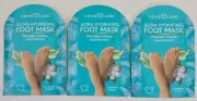 LOVE LORI Ultra Hydrating Foot Masks Jasmine Scent Set of 3