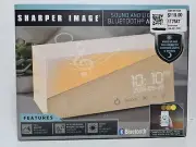 Sharper Image Sound and Light Therapy Bluetooth Alarm Clock Dorm Bedroom NEW
