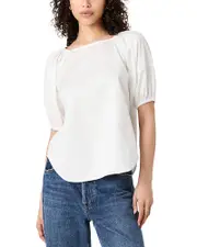 French Connection Alexis Raglan Puff Sleeve Top