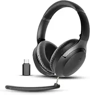 [Avantalk] Aria Pro 3 - Bluetooth 5.3 LE Audio Headphones with Low Latency, Detachable Noise-Cancelling Mic & USB-C Dongle, Plug & Play - Ideal Wireless Headset for Gaming, Calls & Music