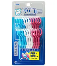 在飛比找樂天市場購物網優惠-日本 獅王 Lion Y型牙線棒18入 深層清潔牙縫 可重複