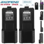 2 Pack BL-5L 3800mAh 7.4V Extended Li-Ion Battery for BAOFENG Pofung UV-5R Radio