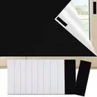 Black Shade Curtain Portable Sticker Curtains Blackout Blind Curtain Home