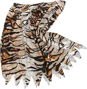 GALPADA Leopard Print Short Skirt for Festivals Unisex Animal Costume for Halloween Breathable Polyester Garment for Jungle Themed Parties Fun and Versatile Outfit for All Body Types