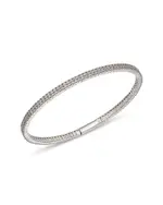 Bloomingdale's Fine Collection Diamond Bangle Bracelet in 14K White Gold, 2.0 tcw