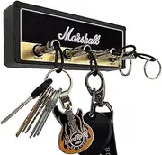 Yiddeoont JCM800 Standard Jack Guitar Keychain Amp Key Holder Hook Wall Mounting Black YD-07