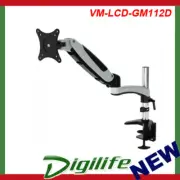 Vision Mount GasSpring DeskClamp Aluminium Single LCD Monitor Arm support up 27