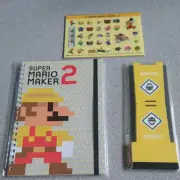 Super Mario Maker 2 Club Nintendo Limited Spiral Ring Notebook Memo Pad Sticker