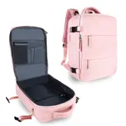 Carry On Backpack Flight Approved Personal Item Travel Backpack For Women Airline Approved Waterproof Sports Luggage Backpack Casual Daypack Small Hiking Backpack,Pink