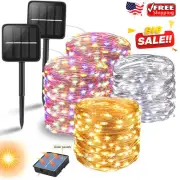 100/200 LED Solar Power String Fairy Lights Garden Outdoor Party Christmas Lamp