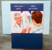 "Body Out Of Joint", (1) Leanin' Tree Get Well Greeting Card, With (1) Envelope