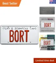 The Simpsons Itchy & Scratchy Land License Plate | Perfect for Fans & Collectors