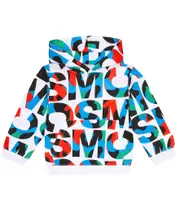 [Stella McCartney Kids] Stella McCartney Kids Printed cotton jersey hoodie Y 4 multicoloured