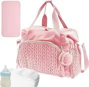Diaper Tote Bag - Large Capacity Hospital Bag for Labor Delivery - Reusable Travel Accessories, Labor Delivery Backpack for Women