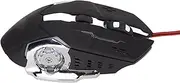 RGB Wired Gaming Mouse,USB Optical Computer Mice with RGB Backlit,1200DPI Ergonomic Gamer Laptop PC Mechanical Mouse,Side Key Design,Plug and Play