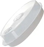 Cabilock Microwave Oven Plate Steaming Tray with Lid Microwave Cover Lid Food