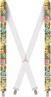 [Cencibel Smart Casual] Comic Vintage Braces Colourful Estandar, Colourful, Estandar