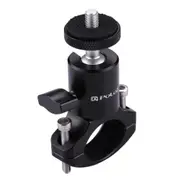 Bike Aluminum Handlebar Tripod Ball Head Adapter Mount for GoPro HERO8 Black / Max / HERO7, DJI OSMO Action, Xiaoyi and Other Action Cameras