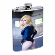 Cosplay Pin Up Girls D19 Flask 8oz Stainless Steel Hip Drinking Whiskey