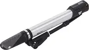 Mini G MasterBlaster 10.8" Silver and Black Bike Pump with Pressure Gauge