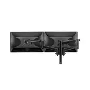 Atdec AWMS-2-D40-F-B monitor mount / stand 68.6 cm (27") Desk Black