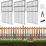 GREENYHAVEN Garden Fence No Dig Fence Animal Barrier Fence Underground Decorative Garden Fencing