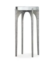 Hooker Furniture 6033-50006-647 Chapman 16" Diameter Glass Top - Grey